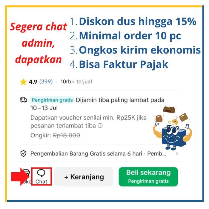 (20 Pcs) Dus 30X10X5 Kraft Brownies L Box Bronis Roti Bolen Bandeng Mochi Soes Kue Prol Tape Premium