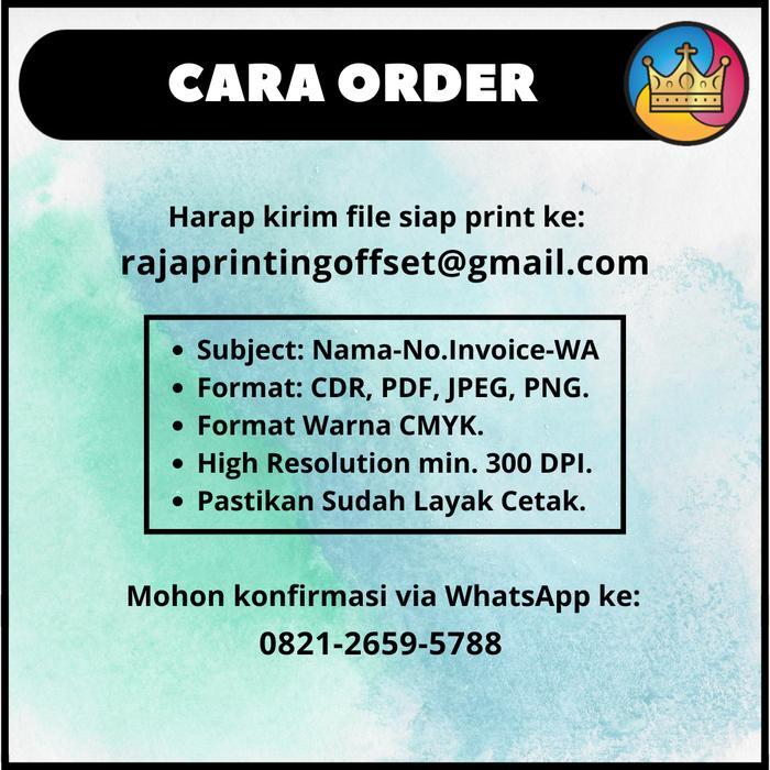 "New" DIGITAL PRINT A3+ Cetak Kertas Fancy Ivory 300 Gram