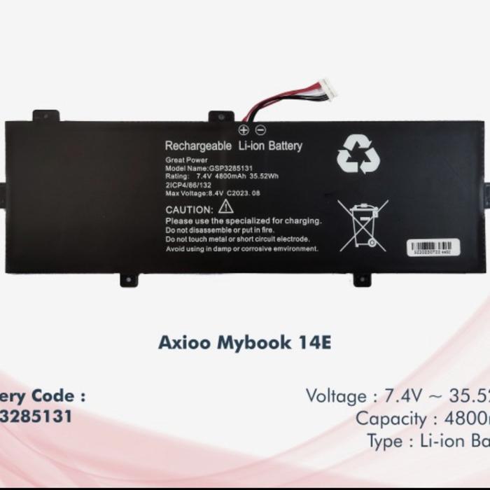 BATERAI BATTERY AXIOO MYBOOK 14F ORIGINAL