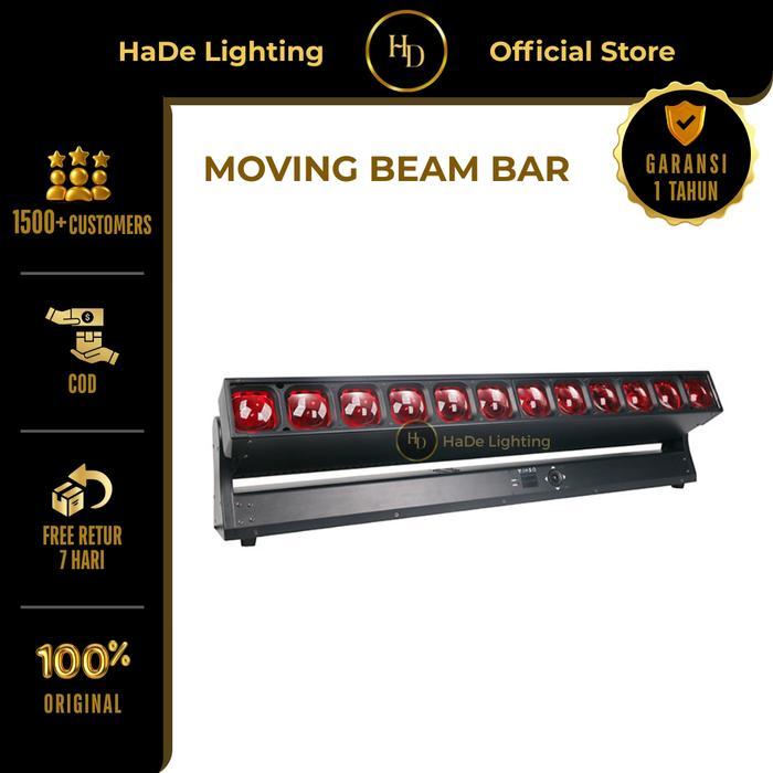 Moving LED Bar 12x60 - Lampu Sorot Panggung Moving Beam Bar 12x60