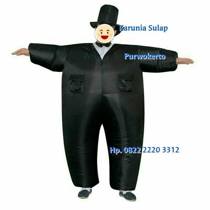 KOSTUM ANGIN PESULAP COSPLAY BADUT PAKAIAN THEATER BOSS MAFIA MAGICIAN