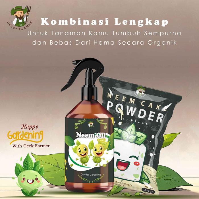 "New" Insektisida Organik Cair Spray Neem Oil 500ml (Geek Farmer)