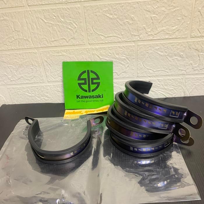 Clem klem silenser knalpot racing titanium ninja rr ss r dan motor 2tak lainnya