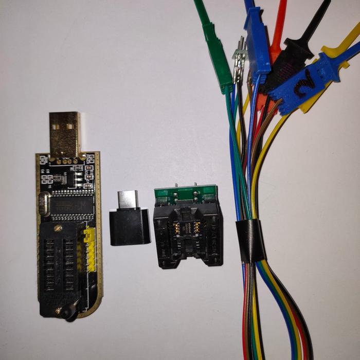 Alat Flash IC Eeprom dengan HP ANDROID