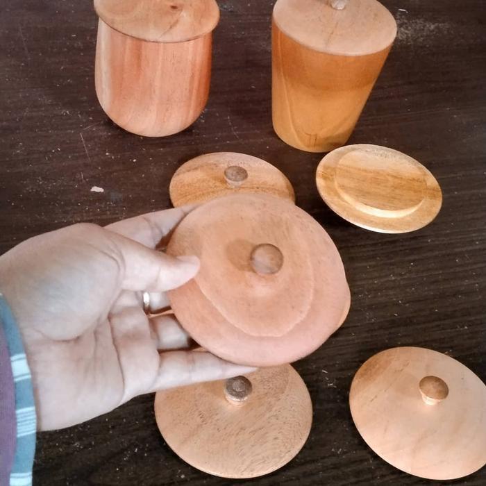 Tutup Gelas Kayu