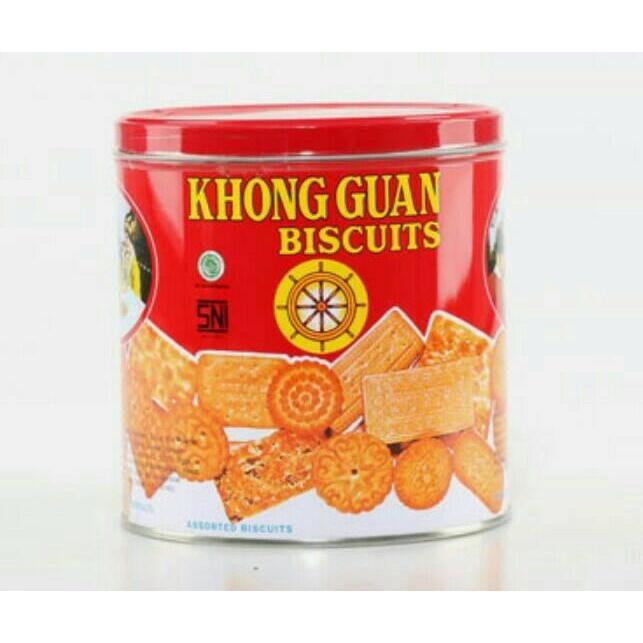 Khong Guan Biskuit 650Gr Assorted Red Kaleng Harga Grosir Murah Ready