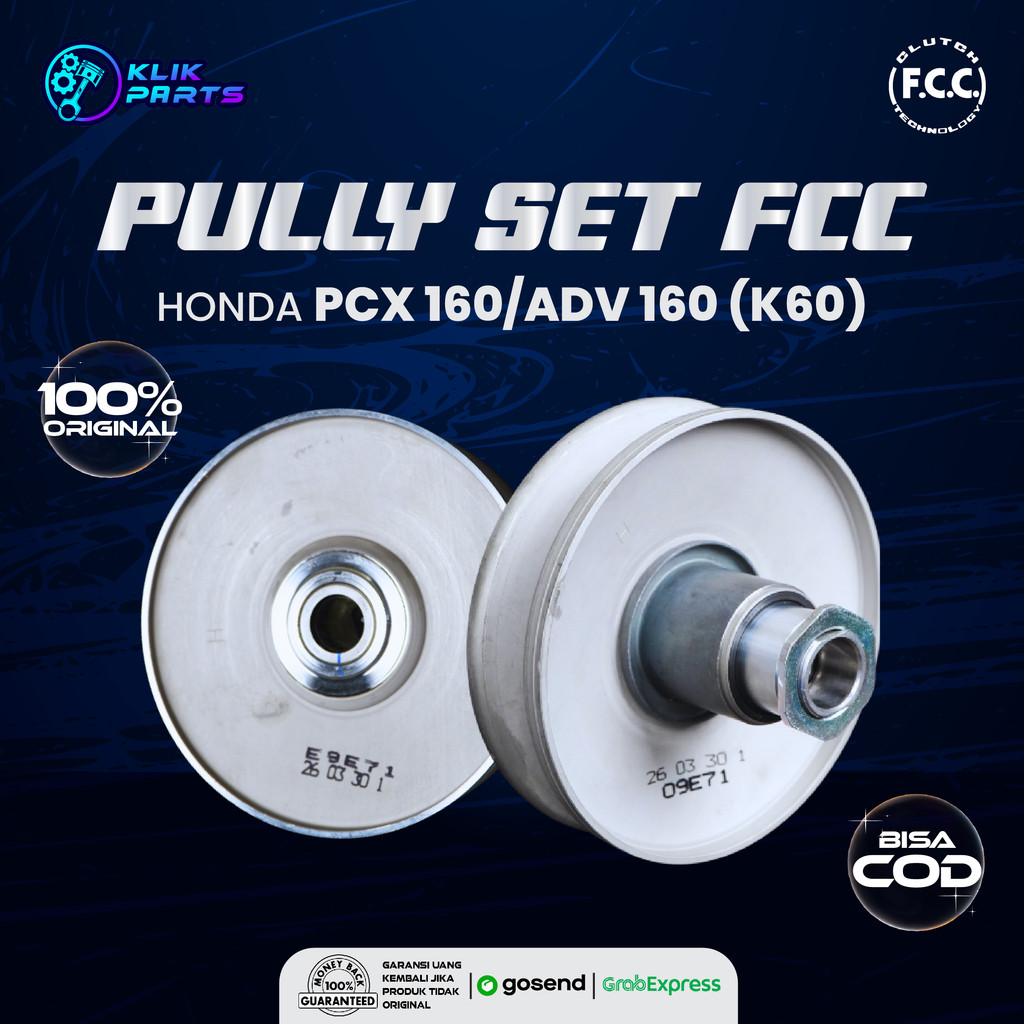 Pulley Set FCC Honda PCX 160 (K60) Original FCC 100%