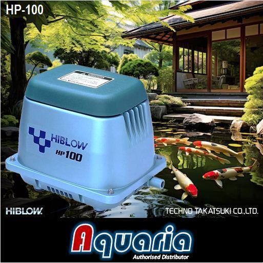 Techno Takatsuki Hp100 Hiblow Air Pump Aquarium/Kolam/Limbah Hp-100 Terlaris