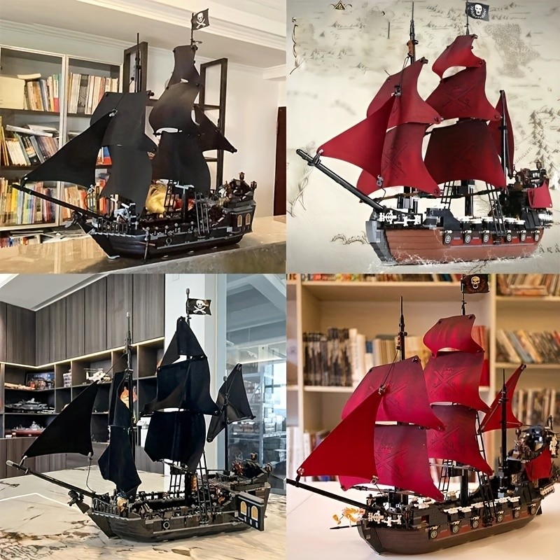 Pirates Of The Caribbean Ship Black Pearl Boat Queen Anne's Revenge
