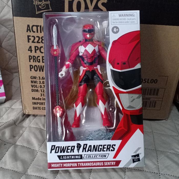 Lightning Collection Power rangers ranger red tyrannosaurus sentry