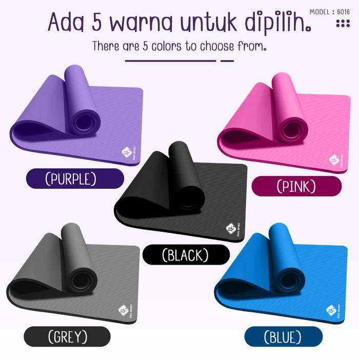 Speeds - Sport Yoga Mat 8Mm Nbr Matras Olahraga Matras Yoga Anti Slip Karpet Olahraga Tebal 8Mm