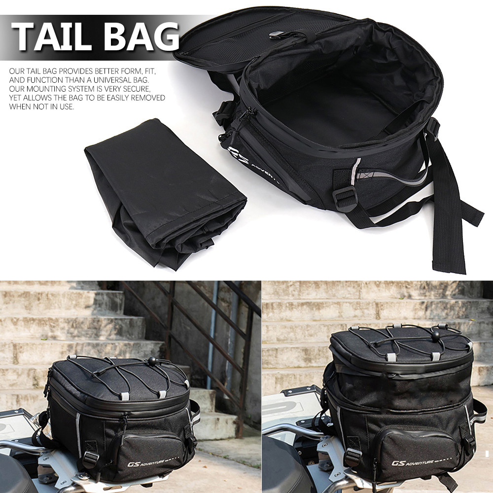 Tas Bagasi Belakang Universal untuk Motor Yamaha MT-07, MT-09, Honda Africa Twin, CRF1000L, NC700, K
