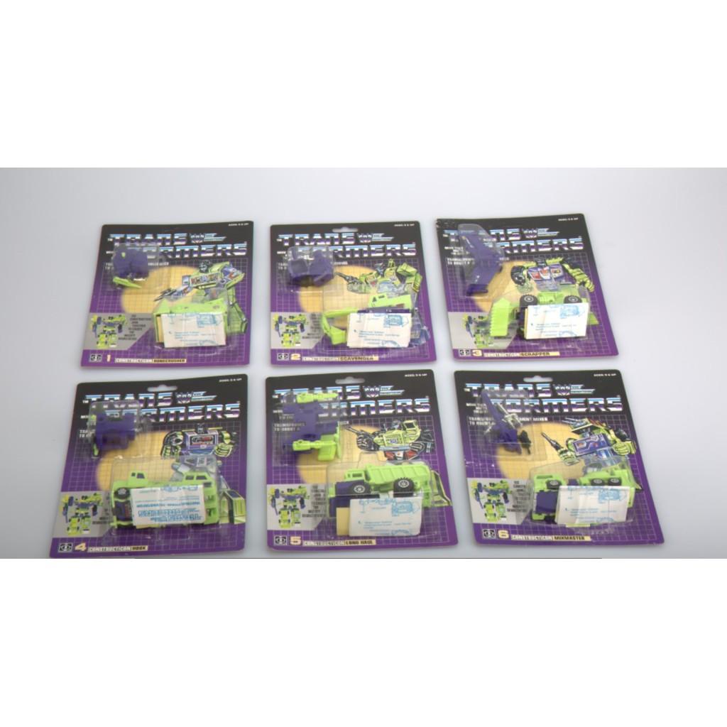 TRANSFORMATION G1 reissue Carded Devastator Brand new action figure