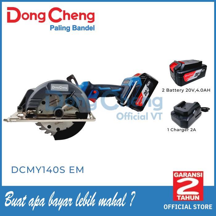 Termurah Dongcheng Dcmy140S Em Mesin Gergaji Baterai Cordless Circular Saw Brushless