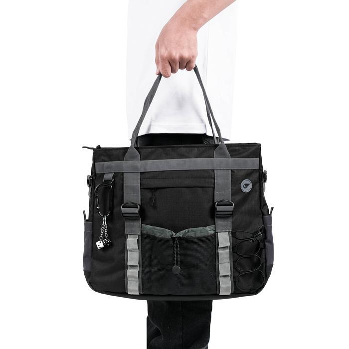 PRODUK TERBATAS Gozeal Totebag Pinewood Black Totebag Simple Slingbag Kampus Tas Pria Wanita Unisex