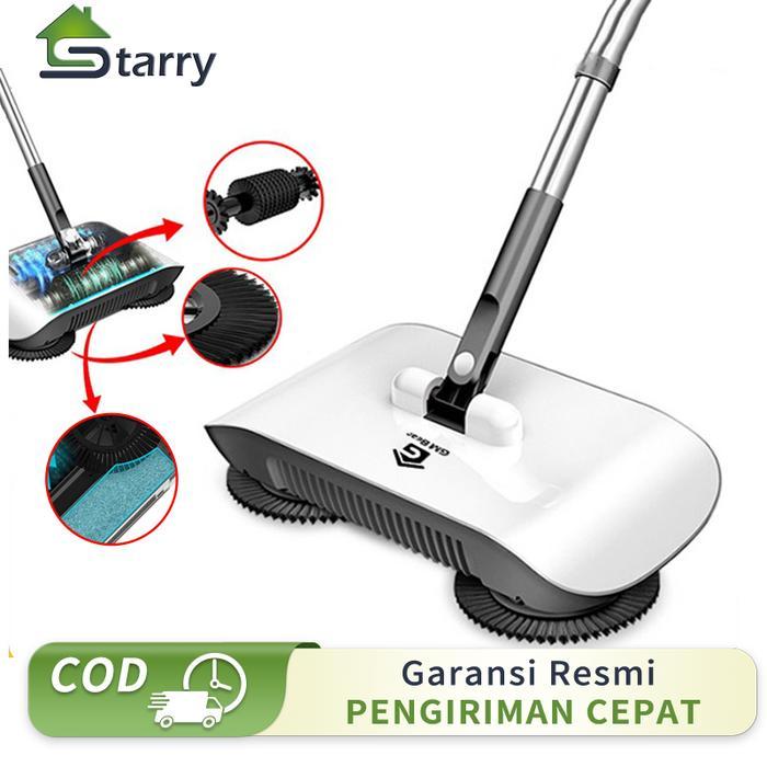 sapu lantai otomatis-ultra broom sapu dorong pembersih lantai sapu pel pembersih lantai otomatis