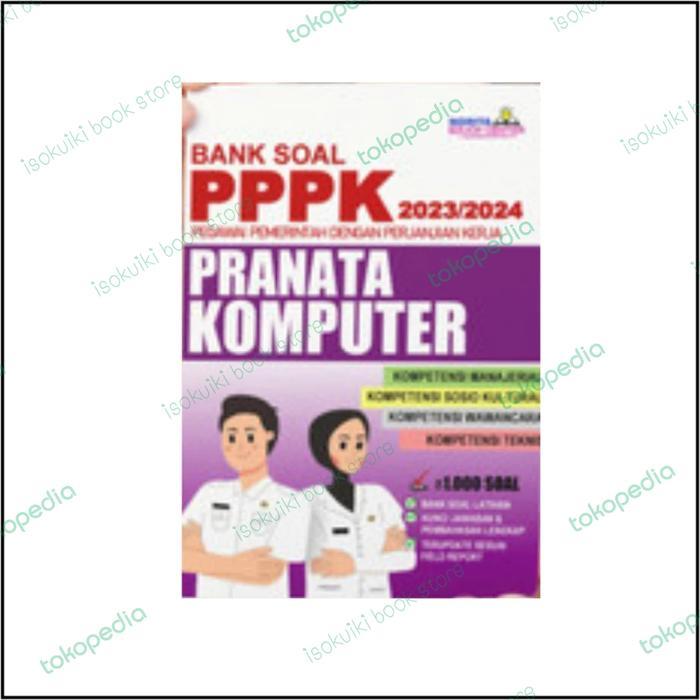 HOT SALE!!! BUKU TERBARU BANK SOAL PPPK PRANATA KOMPUTER 2023/2024 TERLENGKAP TERMURAH