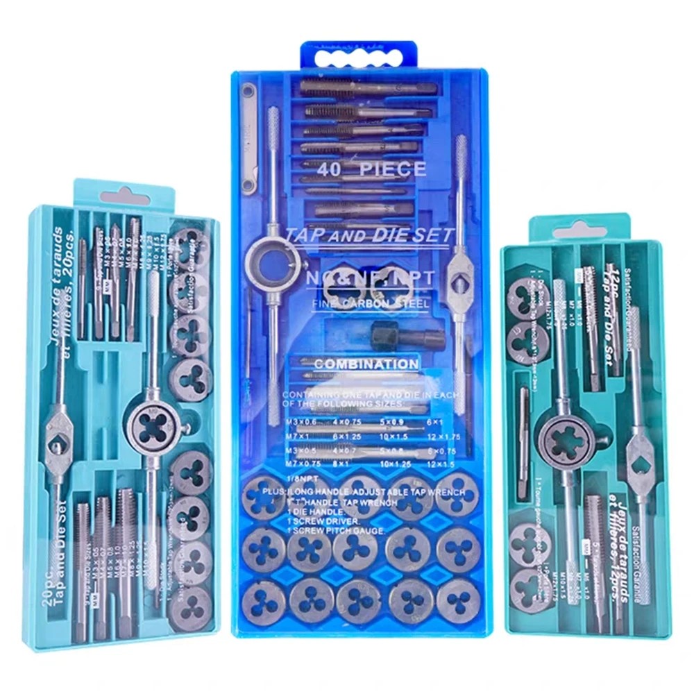 Tap Tapper Drill Bit Tap Plate Threading Combo Set Screws Hand Wrench Bushings Tapping Tools Drill T