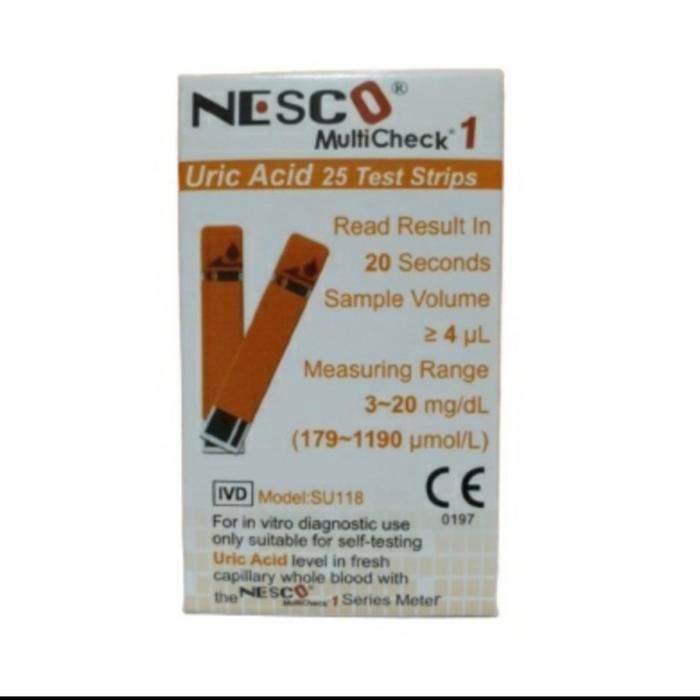 Strip Nesco Gula Darah Stik Nesco Kolesterol Dan Asam Urat #Gratisongkir