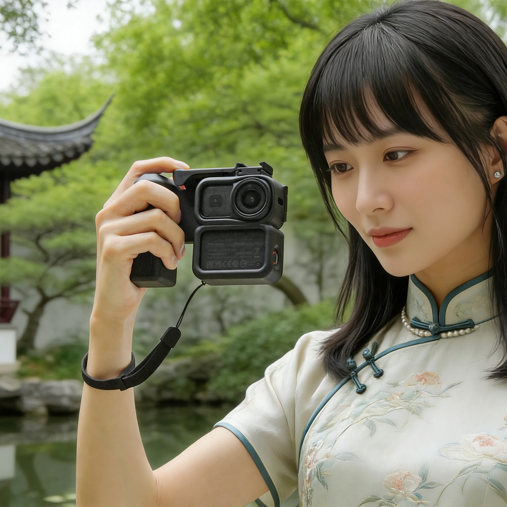 Quick-release grip frame and handle accessories for DJI Osmo Nano all-in-one street photography grip