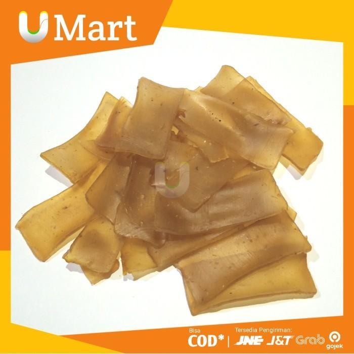 "New" U Mart - Kerupuk Gendar Coklat Mentah 1kg Krupuk Rambak Kulit