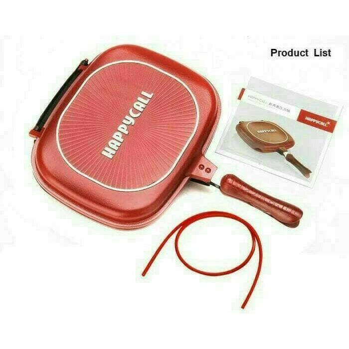 Teflon/ Wajan Happy Call Double Pan Jumbo 32Inc Tbk