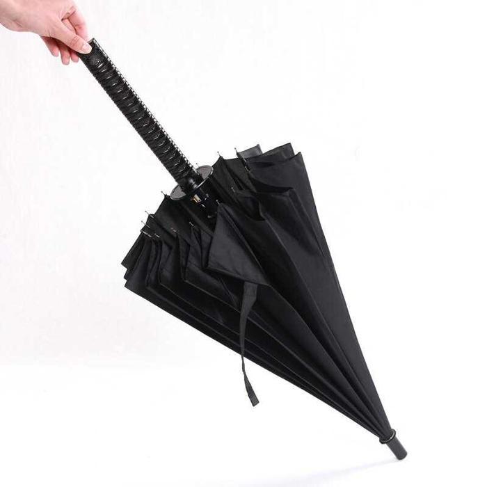 Payung Lipat Otomatis Model Samurai Jepang Anti UV Windproof Premium