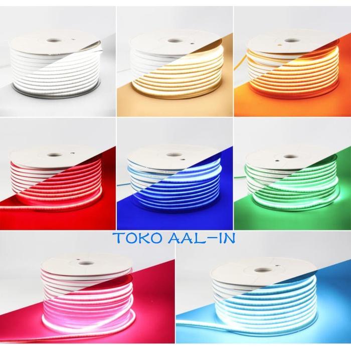 Neon Flex 50 meter/ Lampu neon LED/ Neon sign LED/ Strip Fleksibel 12V