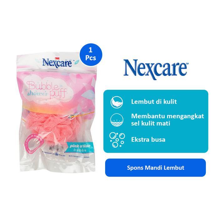 3M Nexcare Bubble Shower Puff Ns-08 / Spons Mandi