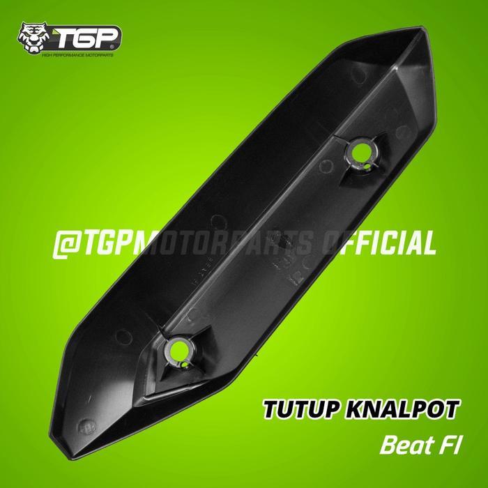 NEW COVER TAMENG PELINDUNG KNALPOT BEAT FI 2013 2014 NON ESP HITAM ORI TGP