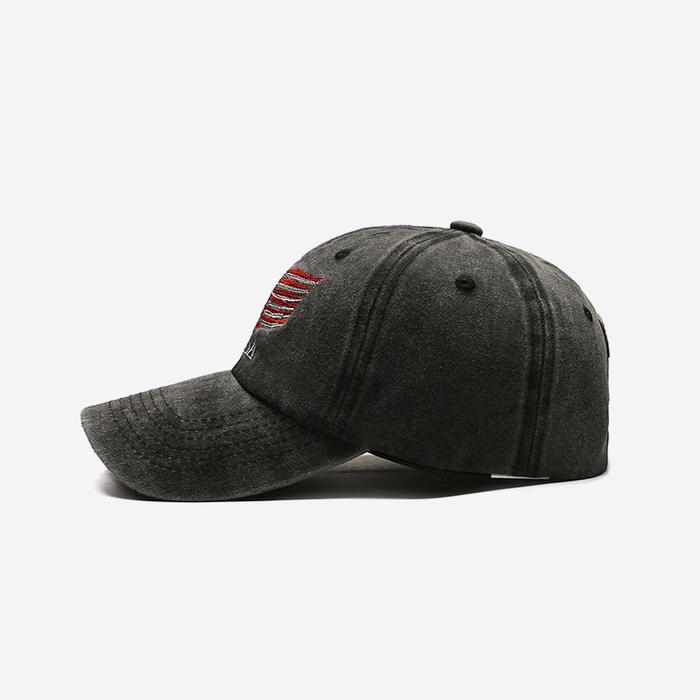 Yarra Topi Baseball Pria Distro Grey Hitam Polos Dewasa Bordir Usa Jeans Fashion Outfit Vintage