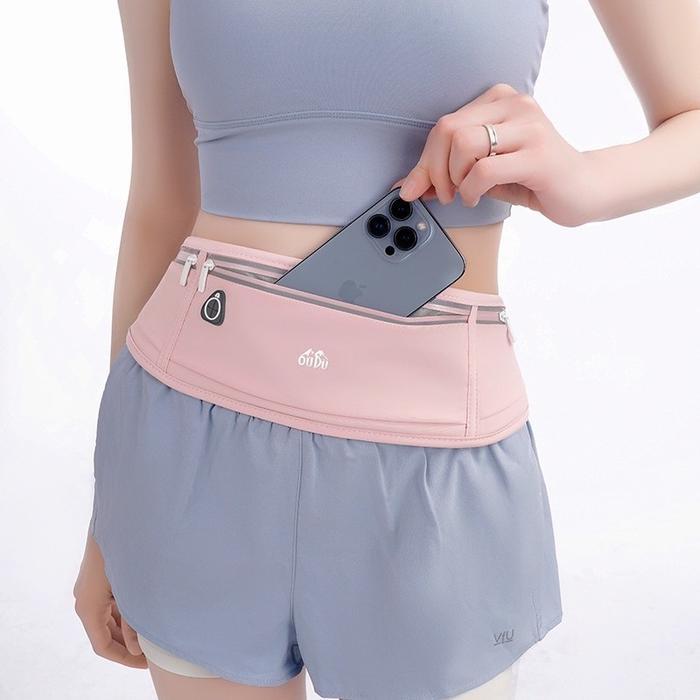Eiger - Tas Pinggang Running Tas Sling Waterproof Tas Pinggang Jogging Tas Dengan Strip Reflektif