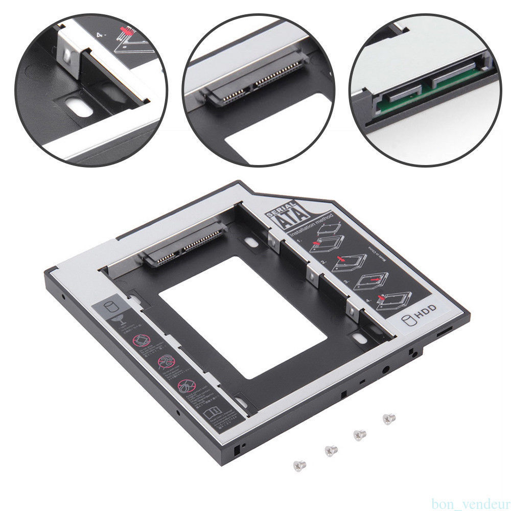 9.5mm SATA HDD SSD Hard Drive Disk Caddy/Bracket for Asus X456UJ X45A X45C X45U X502 X502C X502CA