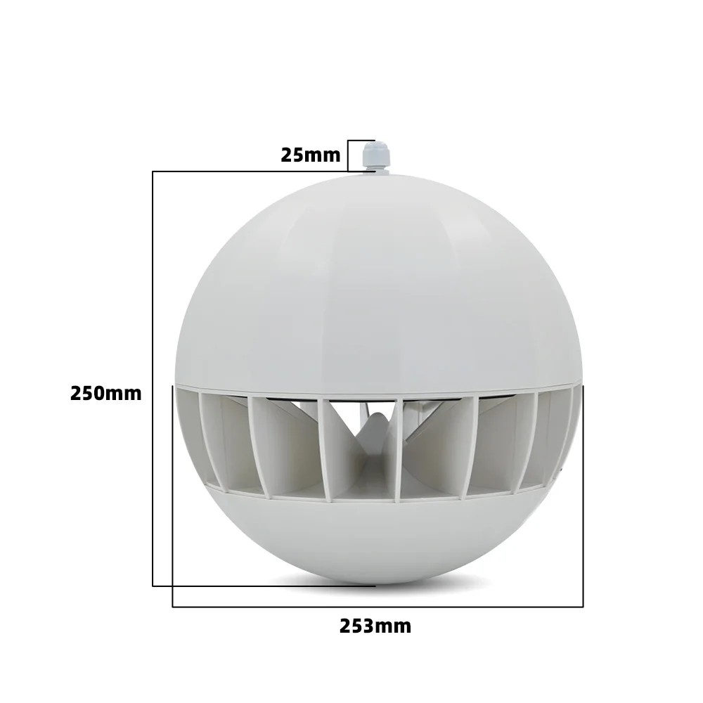 Waterproof Wall Hang Speaker 20W RMS Power 100V Input Fashion Wall Mount Speaker Suspend on Ceiling