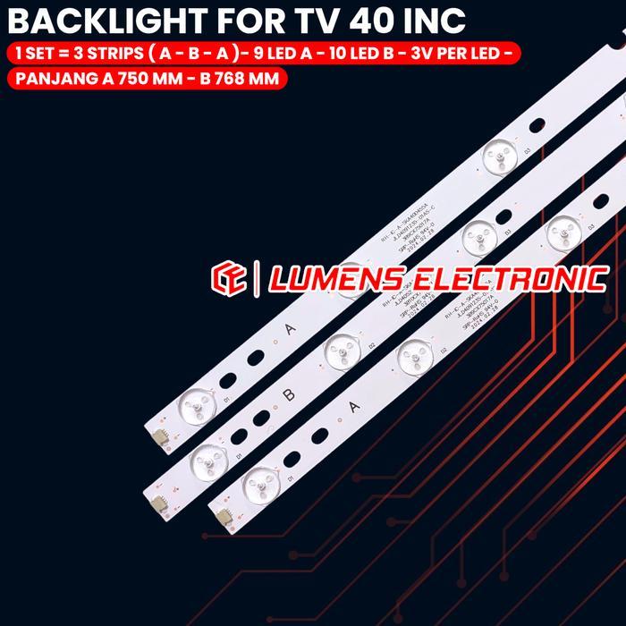 BACKLIGHT TV LED 40 INCH TH-40A403G 40A403G 40A403 40A IC-A-SKA40D455A