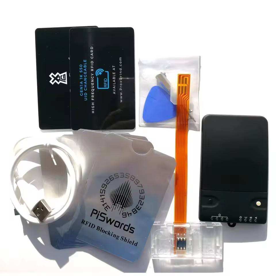 Proxmark 3 RDV4 Kit 4.01 PM3 with Internal HF & LF New Black Antenna Reader Writer for NFC Card