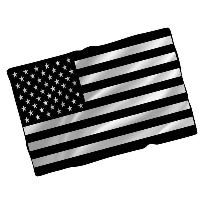 BENDERA AMERIKA SERIKAT Hitam Putih / CUSTOM / POSTER KAIN / DEKORASI RUANGAN