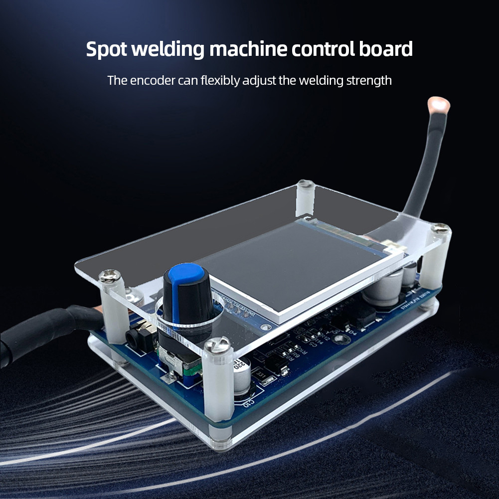Portable Spot Welding Machine Mini Spot Welder Control Board Digital Display Spot Welding Tools Kit