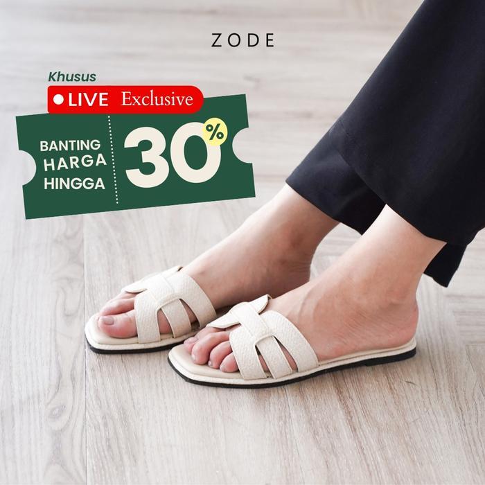 NEW PORODUK LIVE EXCLUSIVE ZODE CHARLA SANDALS - BASIC SENDAL WANITA FLATSHOES