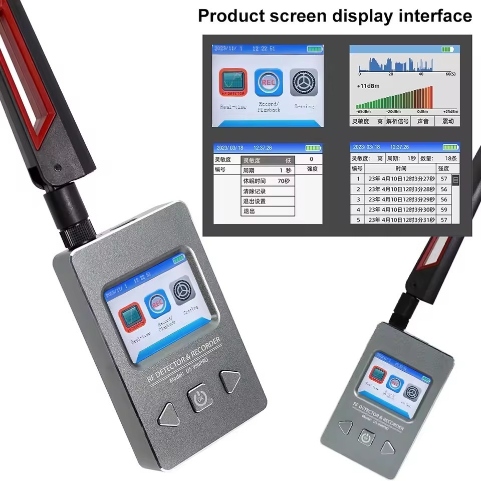 Professional GPS Tracker Finder Anti Spy Hidden Camera&GSM Wiretap Sound Signal Spy Devices Detector