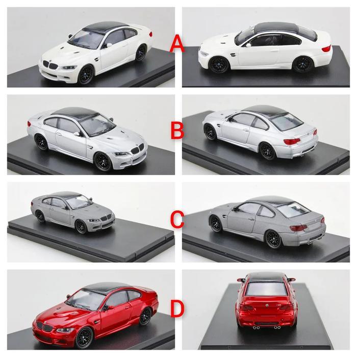 Fine Model 1/64 BMW M3 E92 White Grey Diecast Fine Works