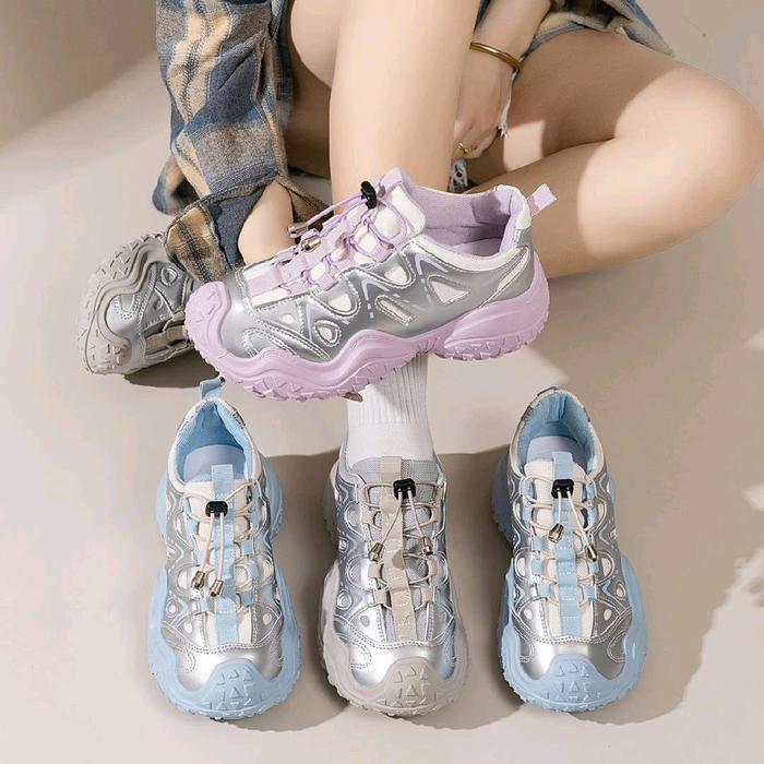 Eiger Summitadventure - Camel - Sepatu Sneakers Hiking Sport Korean Style Wanita Outdoor Tpr