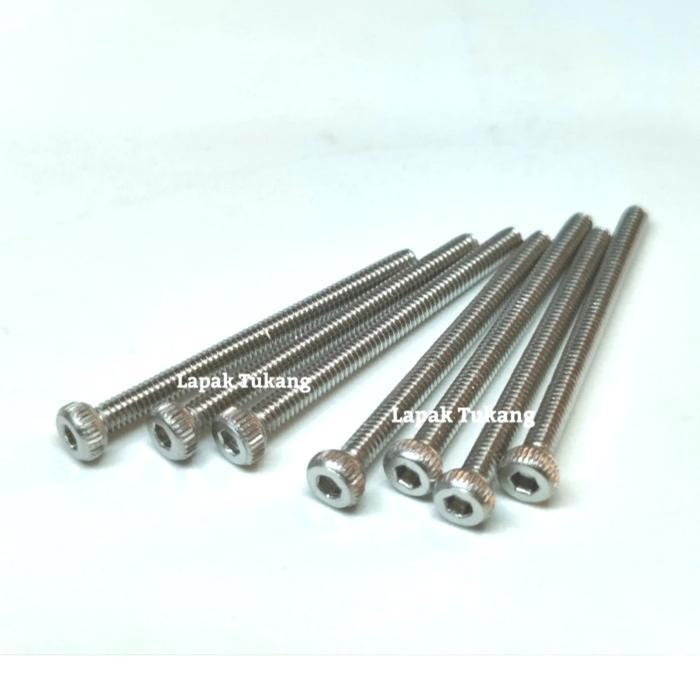 Baut L Hex M2.5 Stainless Steel Panjang 25 mm