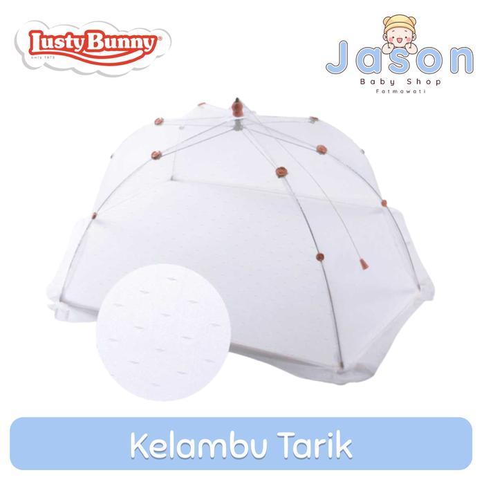 Lusty Bunny Kelambu Tidur Bayi Double Kawat Pp-8524 Kojong Lipat Praktis Perlindungan Nyamuk