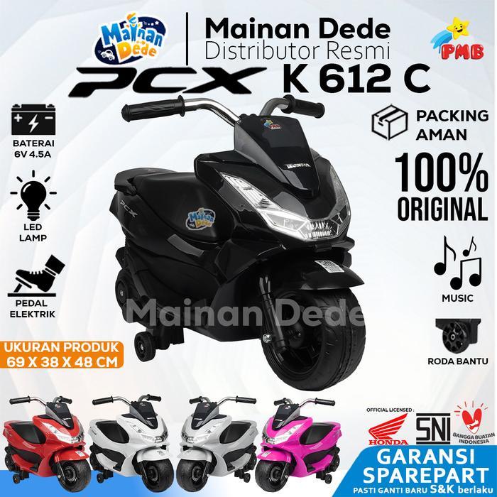 Mainan Motor Anak PMB PCX K612C AKI K612 Manual dorong PCX MINI