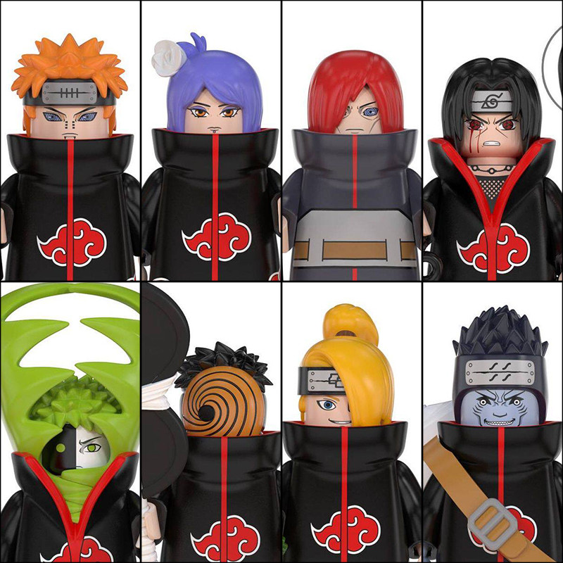 NEW NARUTO Annie Anime Bricks Mini Action Toy Minifgure Building Blocks Gifts WM6105 WM6106 WM6107