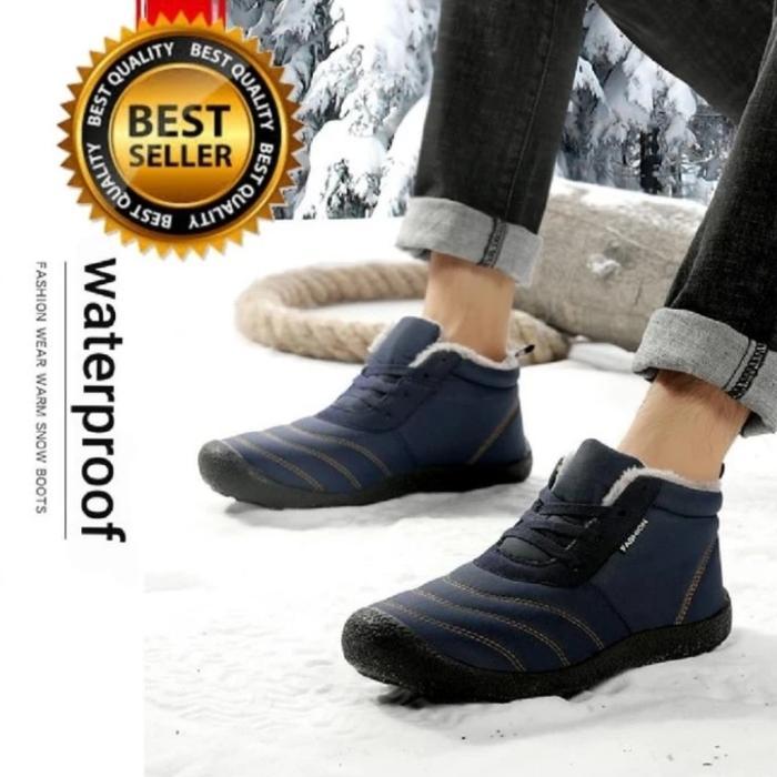 Laviola - Sepatu Winter Pria / Sepatu Boot Winter Pria - Sepatu Winter Musim Dingin Pria Waterproof