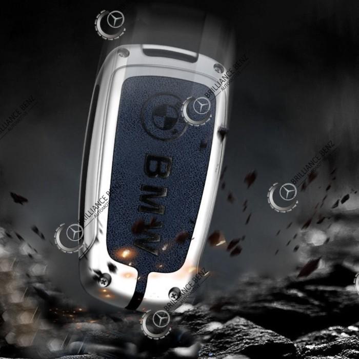 Metal Kulit Key Case Sarung Kunci Bmw F10 F20 F25 F30 X1 X3 320 520