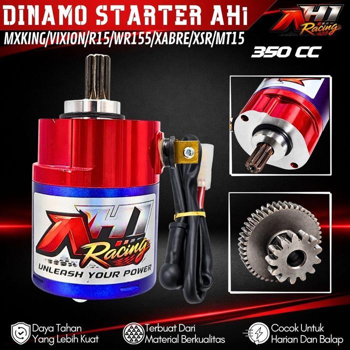 Dinamo Starter Mxking Vixion R15 V2 V3 Vva Wr 155 Xsr 155 Mt15 Xabre Wr155 Bore Up 350 Cc Ah1 Racing
