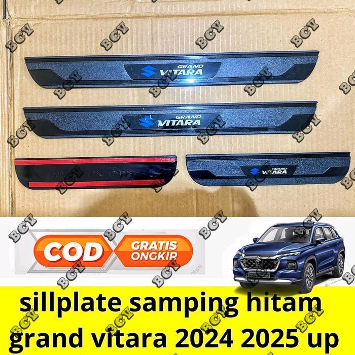sillplate samping suzuki Grand Vitara 2024 2025 2026 hitam